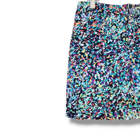 Christopher & Banks Women’s Abstract Print Casual Skirt 8P Cotton Spandex Blend - Picture 2 of 8